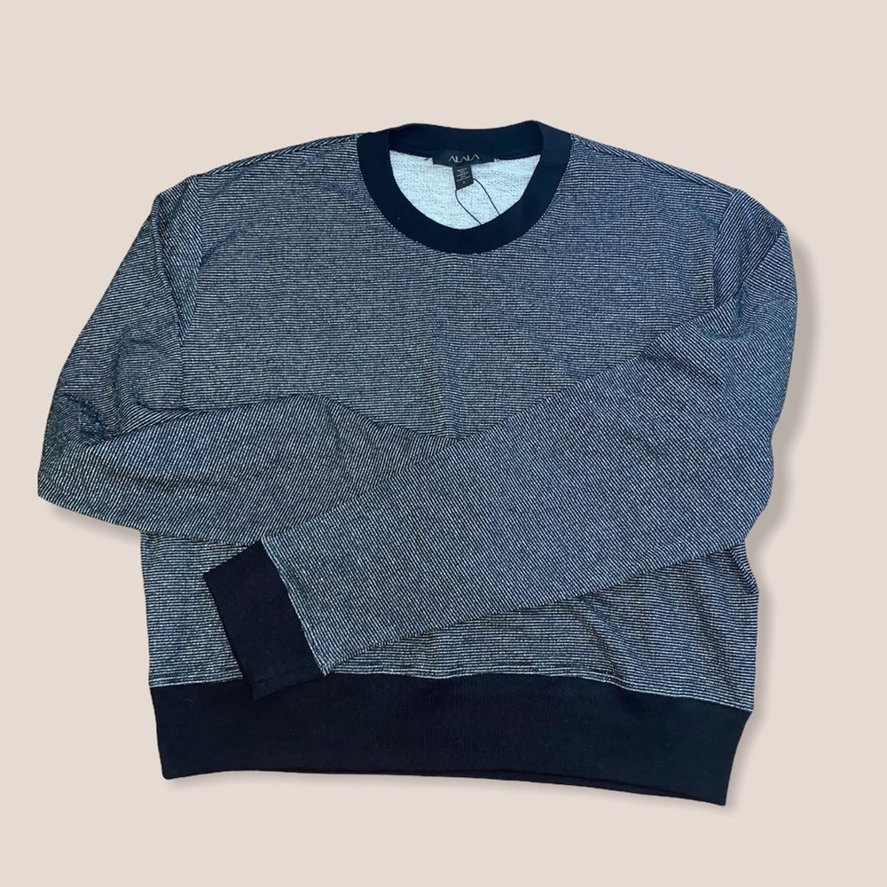 Sparkly striped light sweater